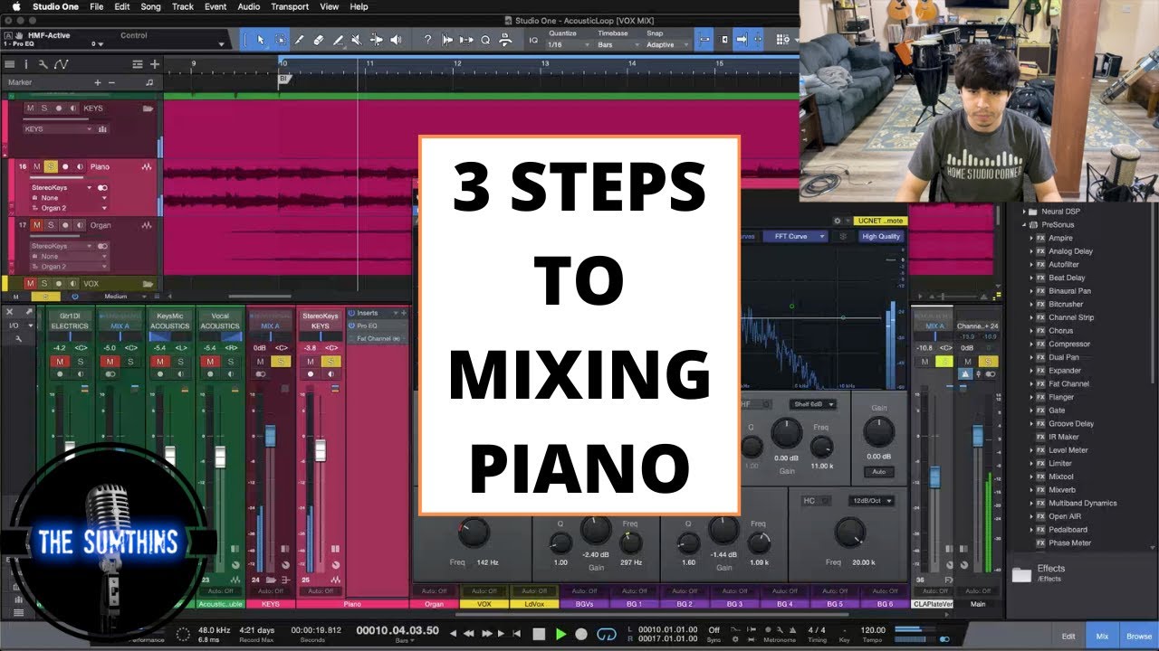 3 Steps For MIXING Rock PIANO