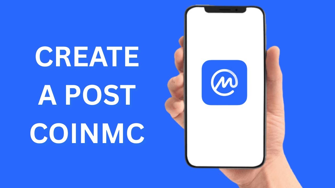 How To Create A Post On CoinMarketCap