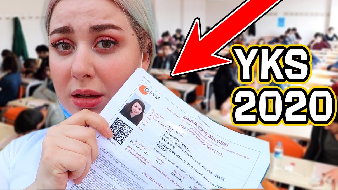&Uuml;NİVERSİTE SINAVINA GİRDİM! | Zor muydu ? 😓 |YKS 2020 😭🥴 | TYT 2020