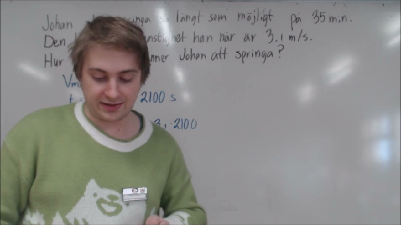 Fysik 1 - Kapitel 2 - Uppgift 14