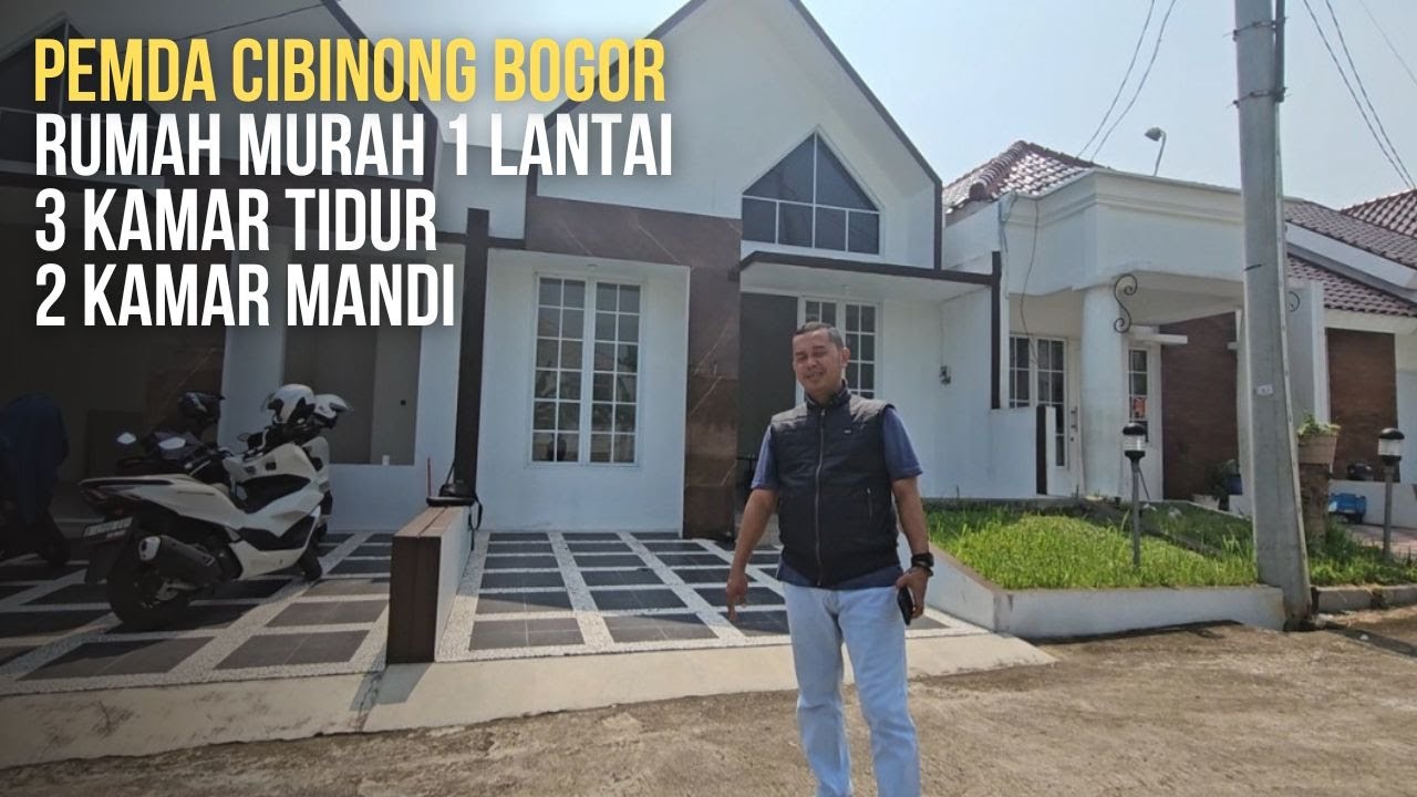 Rumah Murah 1 lantai 3 kamar tidur lokasi Pemda Cibinong
