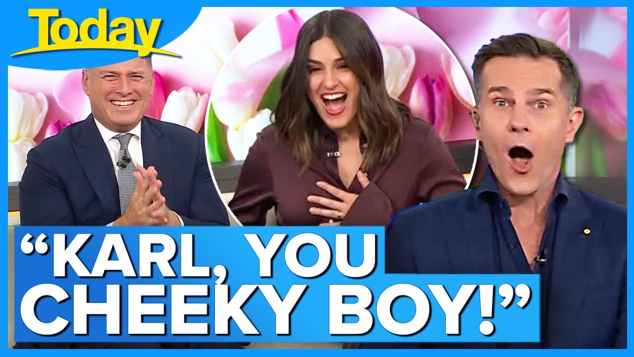 Karl surprises Sarah Abo with call from her parents | Today Show Australia