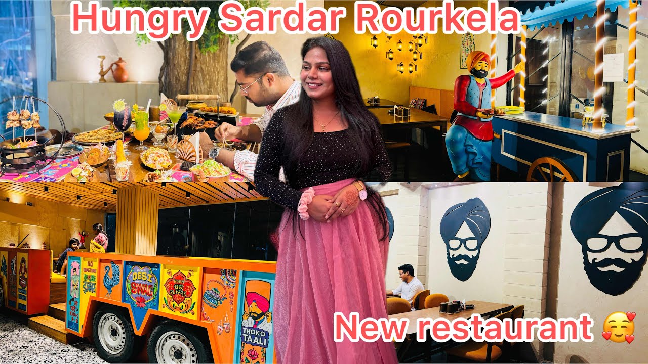 Hungry Sardar Restaurant Rourkela || New Restaurant Rourkela || Food vlog || Rupali panda || 