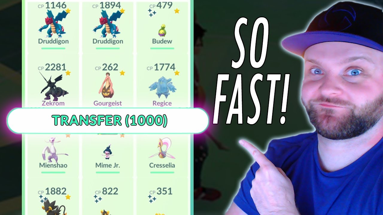 BULK TRANSFER POKEMON FAST!! BEST COMMUNITY DAY TRICK TO MANAGE POKEMON STORAGE POKEMON GO! POGO TIP