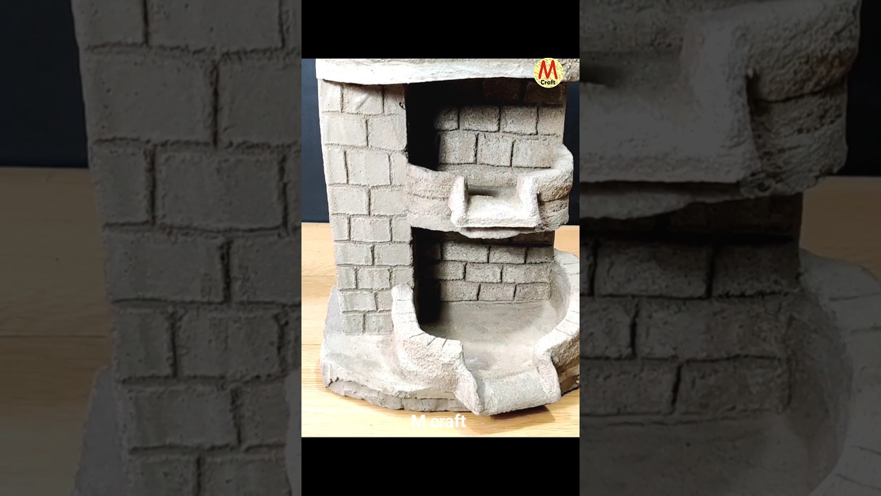 &ldquo;Unbelievable DIY Cement Fountain &ndash; Looks Like a Real Mini Waterfall!&rdquo;