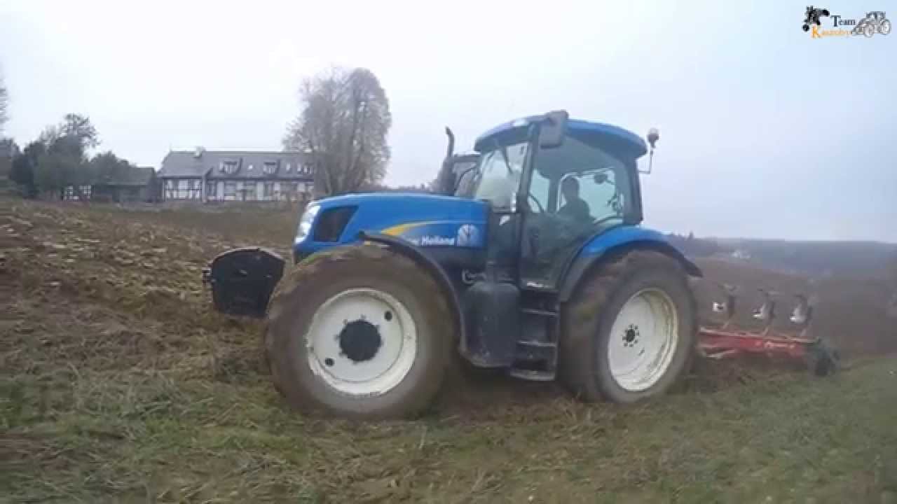 New Holland TS125A Ploughing Kverneland ED85 [GoPro Hero 4 Black]