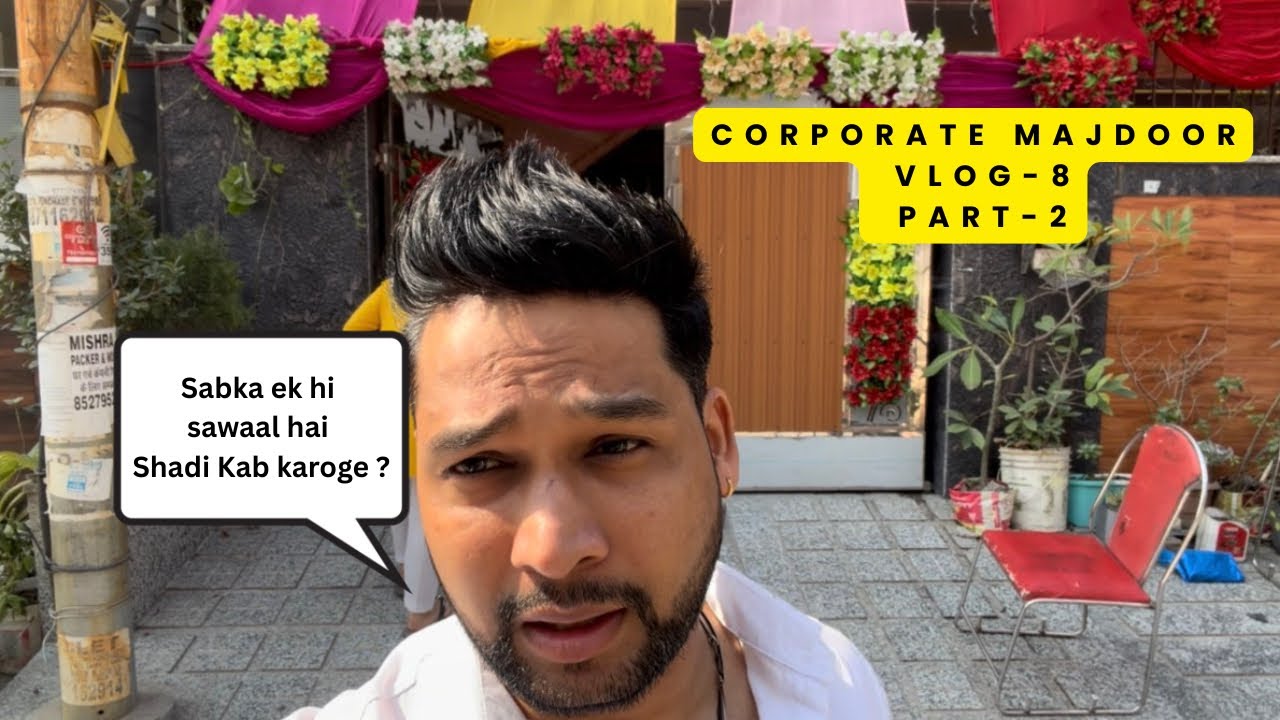 Corporate Majdoor Vlog-8 part 2 | Haldi function in Uttarakhand style ❤️| Desk To Dumbelle Rawat