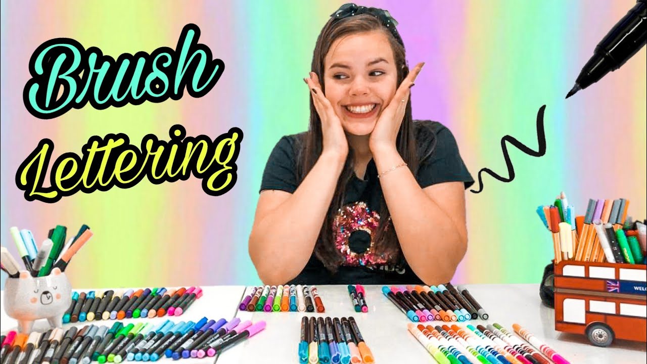 TESTANDO MINHAS BRUSH PEN DE MARCAS DIFERENTES!!