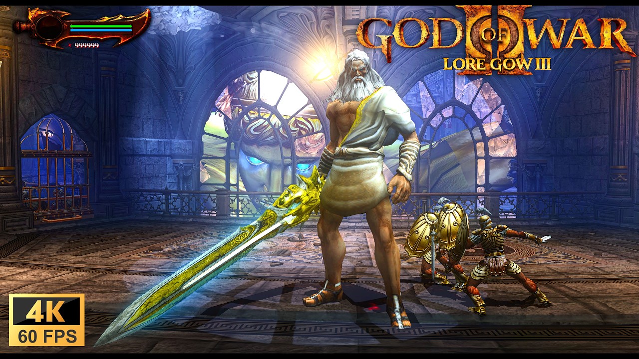 GOD OF WAR  2 Playable Zeus | Lore Gow 3 | New Project 2026 | 4K HDR 60fps