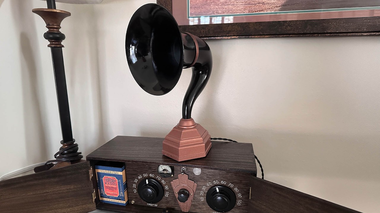 3D Printing a 1920s Horn Speaker | Vintage Look with a Real Speaker Inside