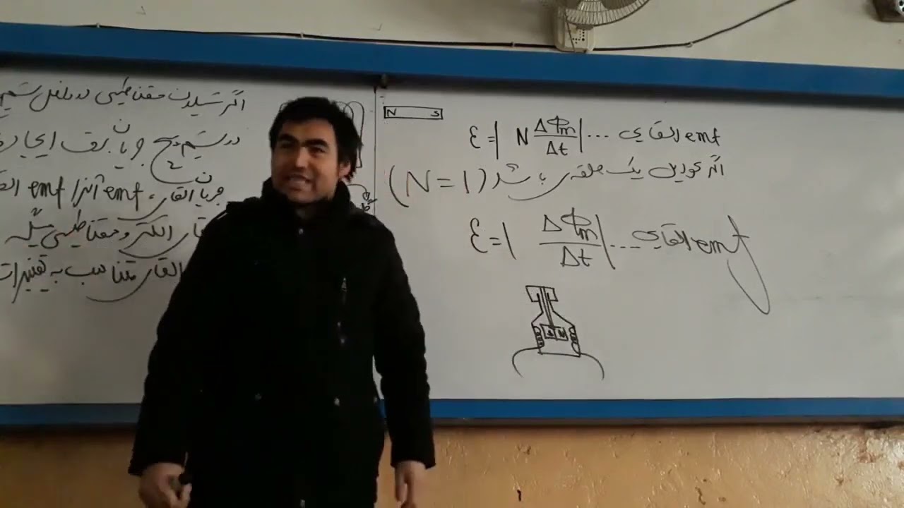 قانون فارادی (القای الکترومقناطیسی) و جنراتور/ درس پنجاهم فیزیک صنف دهم