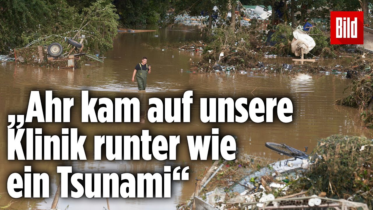 Hochwasser in Bad Neuenahr: In Ahrweiler ist ein Krankenhaus abgesoffen