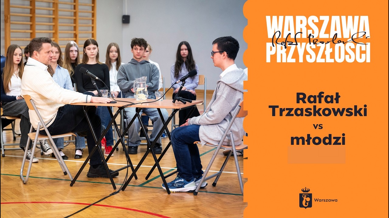 Rafał Trzaskowski vs młodzi. Rozmowa o Warszawie Przyszłości