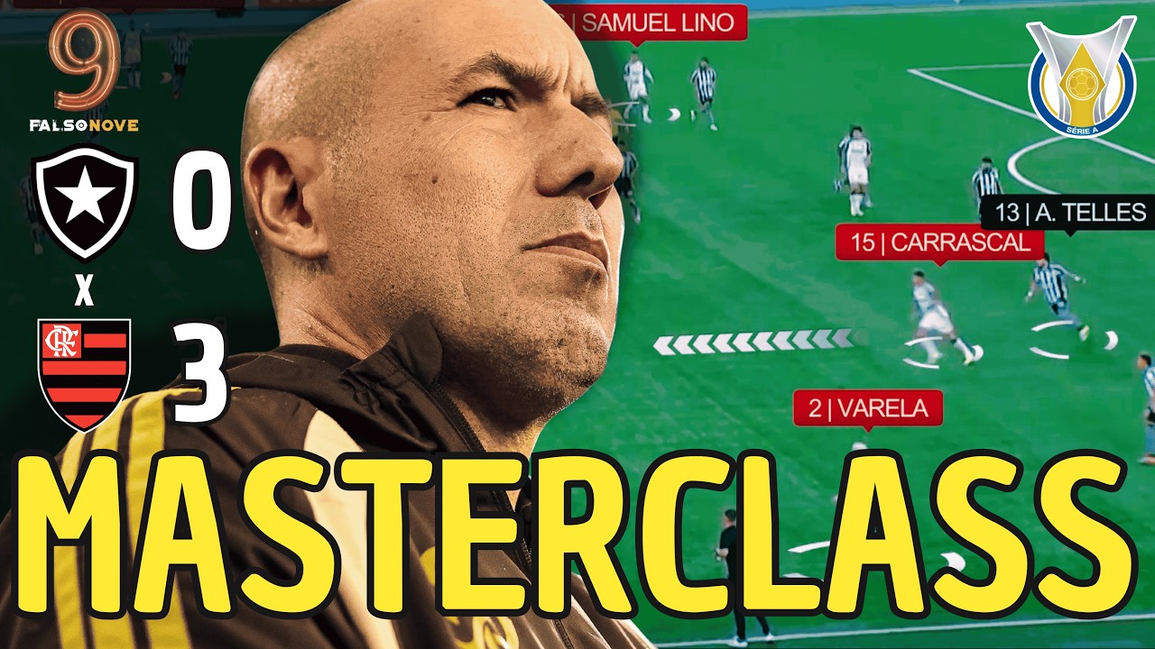 BOTAFOGO 0x3 FLAMENGO: A AULA TÁTICA DE LEONARDO JARDIM NO ENGENHÃO