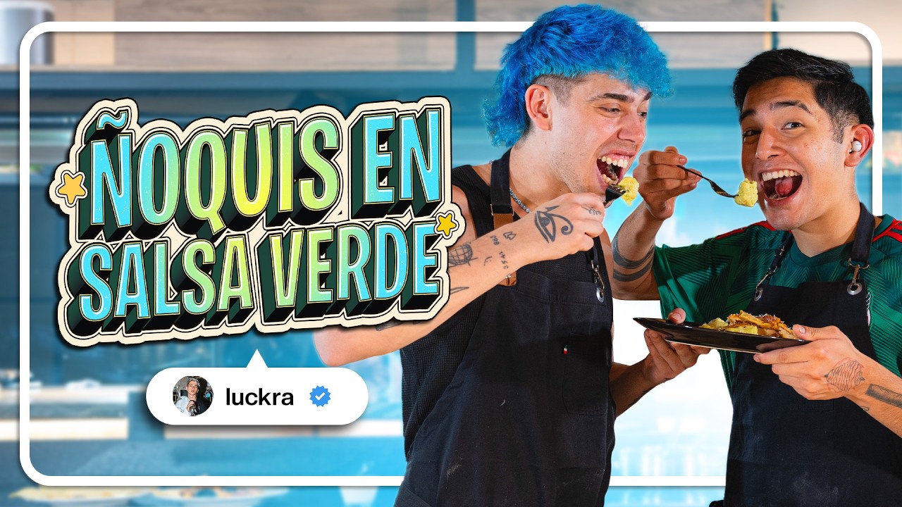 ÑOQUIS EN SALSA VERDE CON @Luck Ra