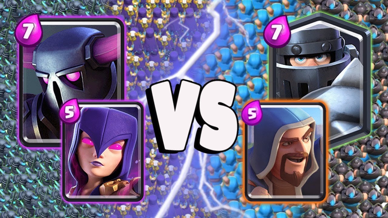 PEKKA + WITCH VS MEGA KNIGHT + WIZARD (2023)