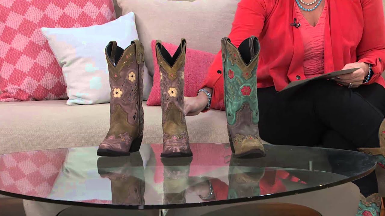 Laredo Leather Cowboy Boots - Miss Kate with Jane Treacy