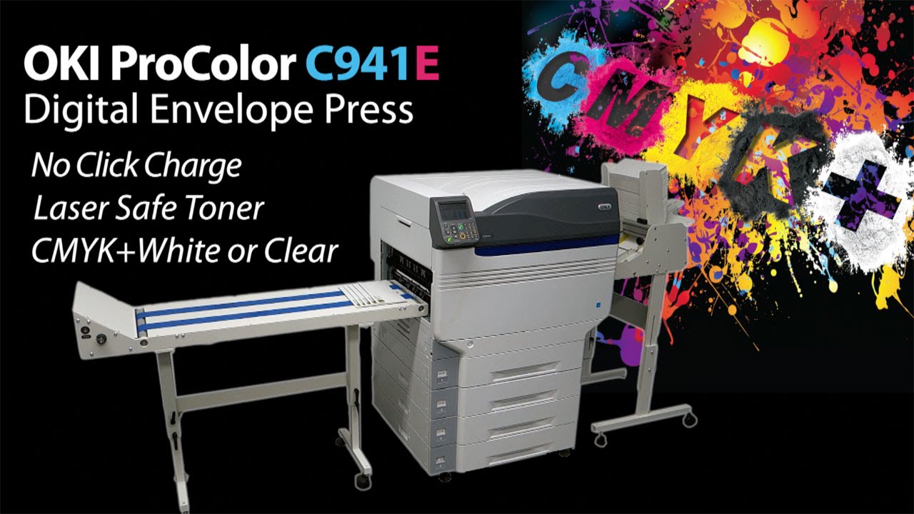 Oki C941E Digital Five Color Envelope Press