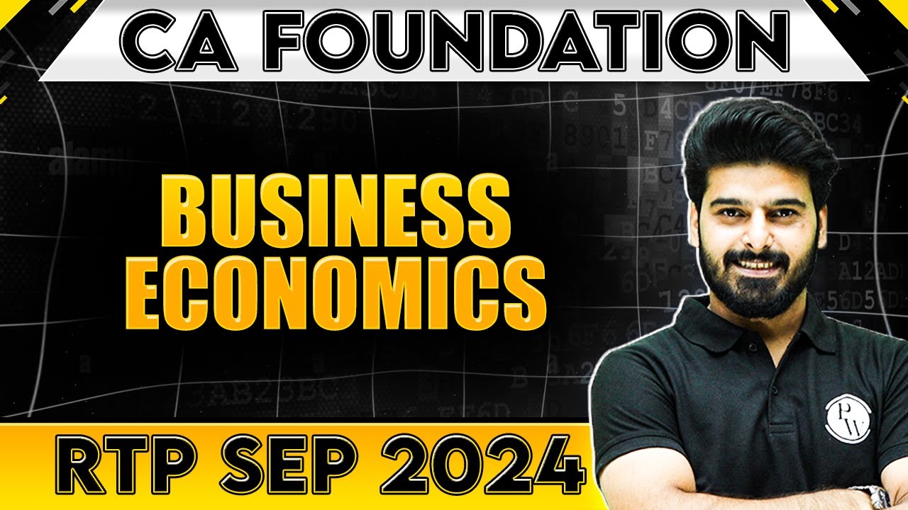 Business Economics RTP Sep 2024 | CA Foundation
