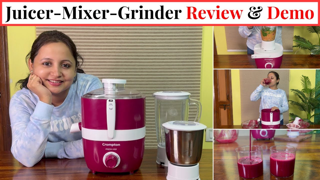 My Latest Kitchen Addition - Crompton Fresh-Mix Juicer Mixer Grinder-Unboxing & Full Review