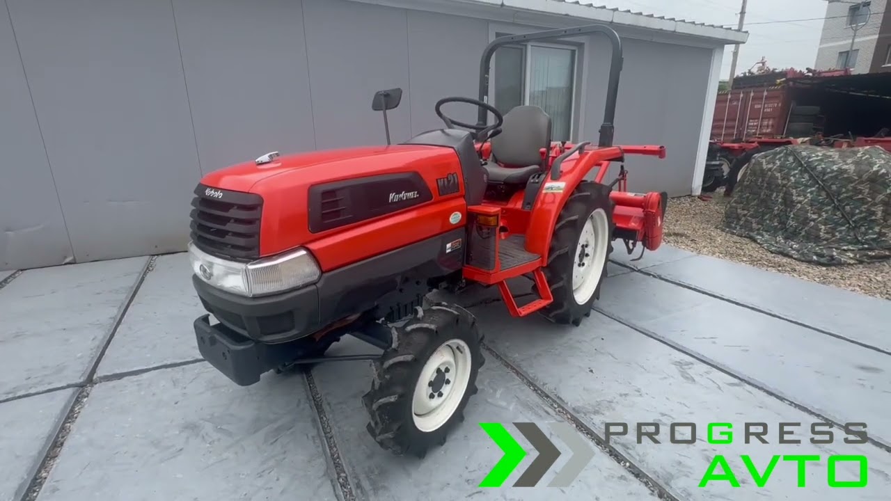 Универсальный японский минитрактор Kubota KL21