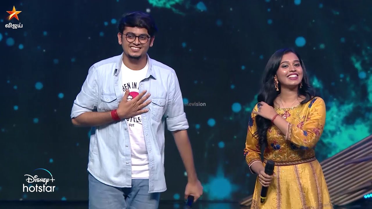 Yaaro yaarukkul ingu yaaro Song by #Abhijith & #HariPriya🎶 | #Yuvan Special | Super Singer Season 9