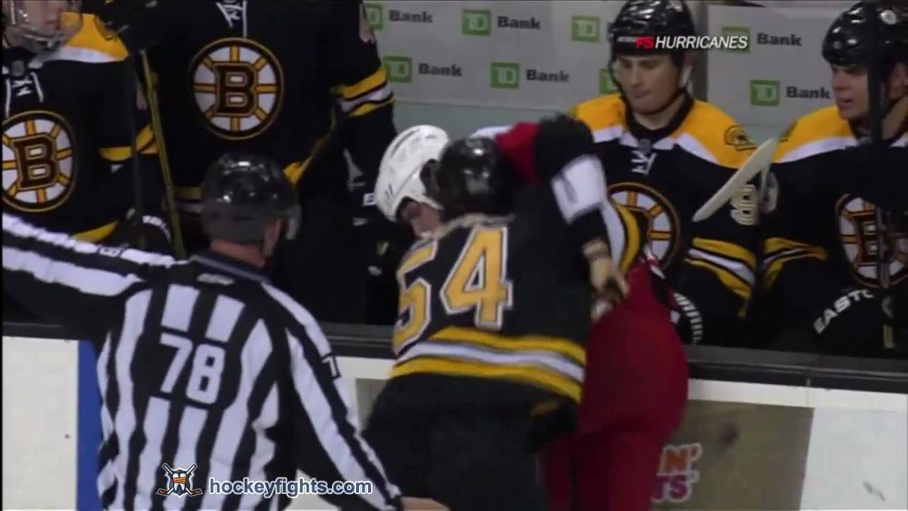 Troy Bodie vs Adam McQuaid Jan 17, 2011
