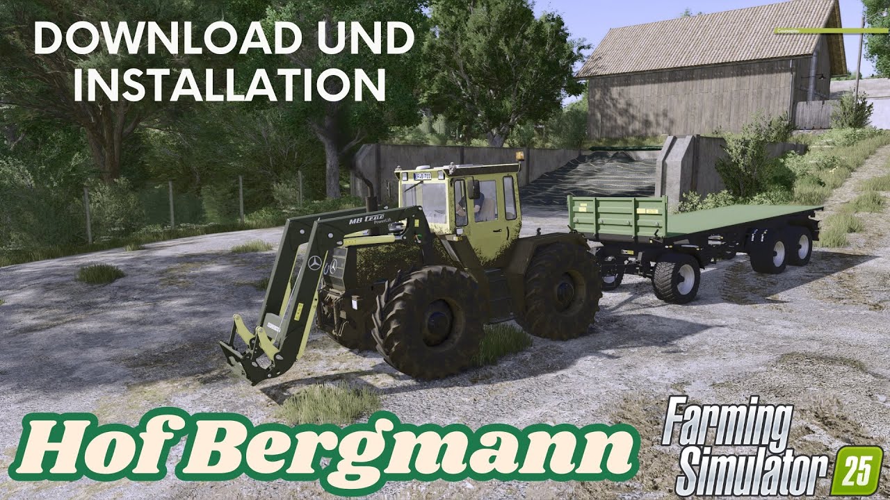 LS25 | Hof Bergmann Download und Installation  | Partner GPortal | Moza- Hori-Thrustmaster Setup