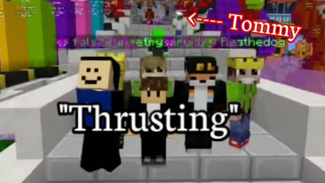 Wilbur, Quackity, Fundy and Tommy had too much fun with MCC skins