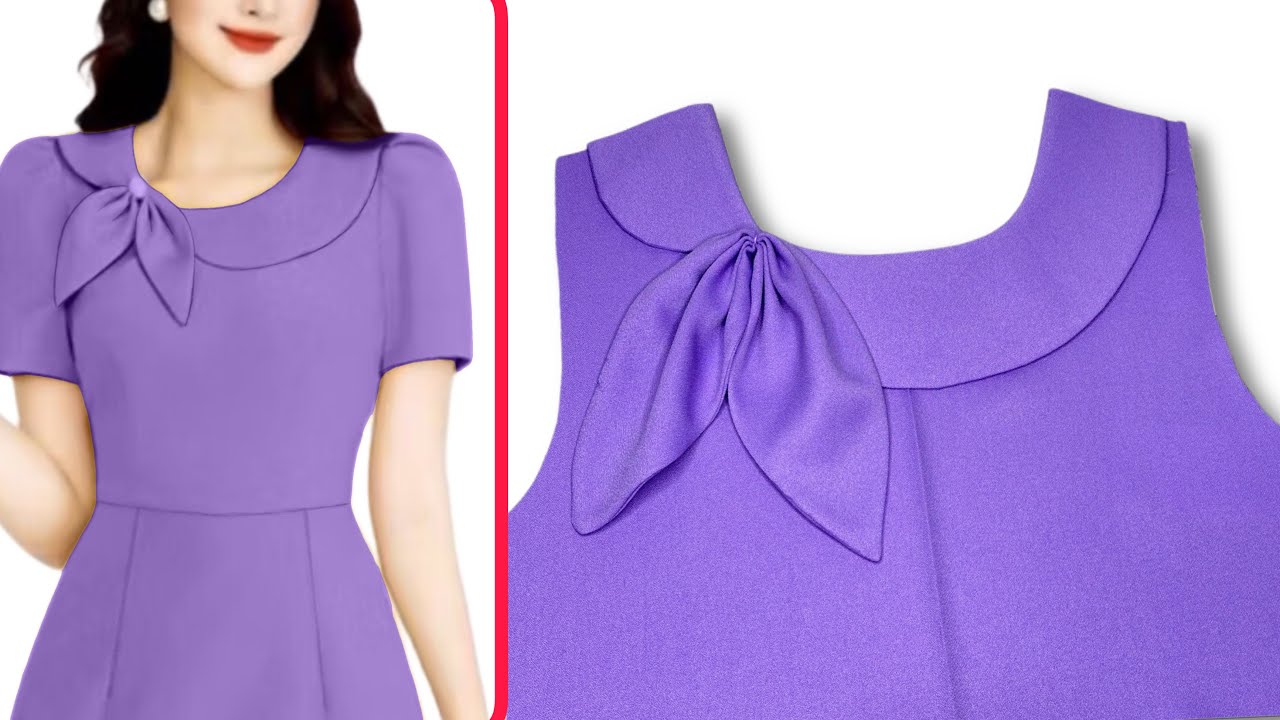 Circle Neck Collar Design worth knowing Techniques | Sewing Tips And Tricks