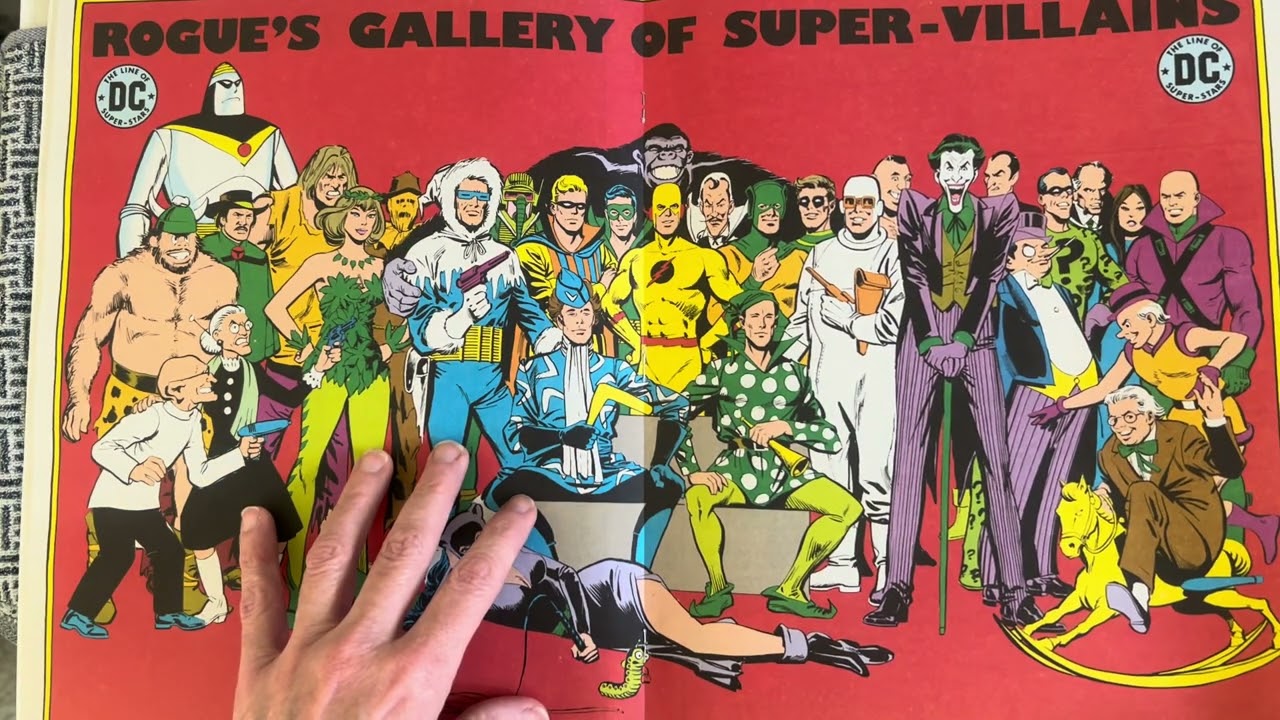DC COMICS SUPER VILLAINS SECRET ORIGINS TREASURY SIZED FACSIMILE EDITION 