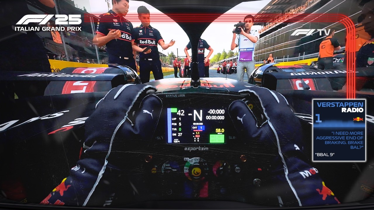 ULTRA REALISTIC F1 25 -  Max Verstappen Red Bull RB21 Italian GP