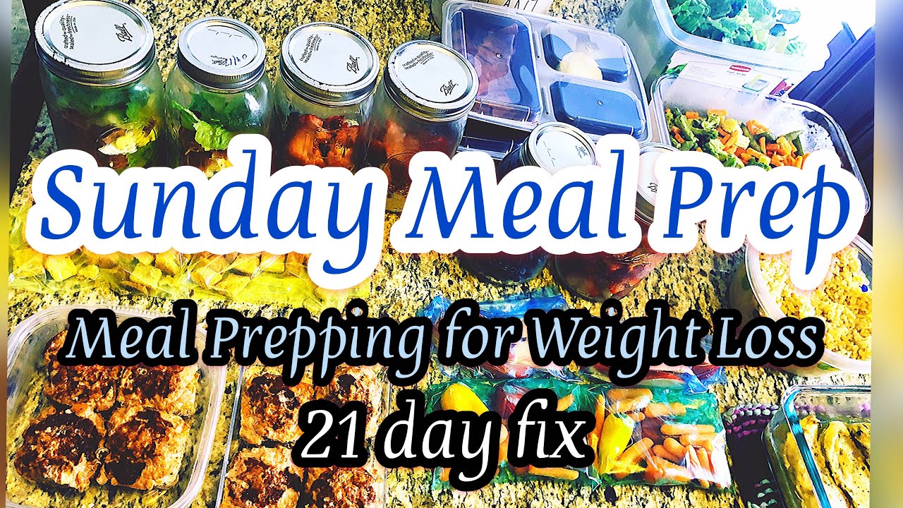 Meal Prep Sunday | Meal Prepping for Weight Loss | 21 day fix | Beachbody Program | Healthy Meals