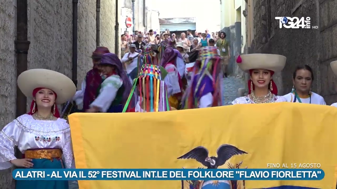 ALATRI   AL VIA IL 52&deg; FESTIVAL INT LE DEL FOLKLORE FLAVIO FIORLETTA 2023