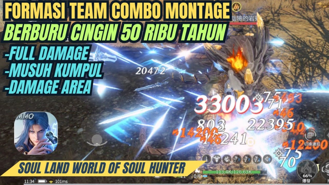 Combo Montage dan Berburu Cincin 50k Tahun - Soul Land World of Soul Hunter
