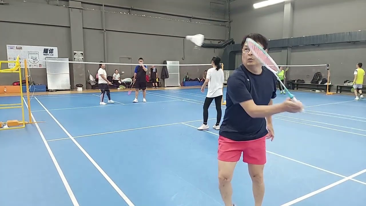 Badminton game, Zhongshan, China 3 4 26 4
