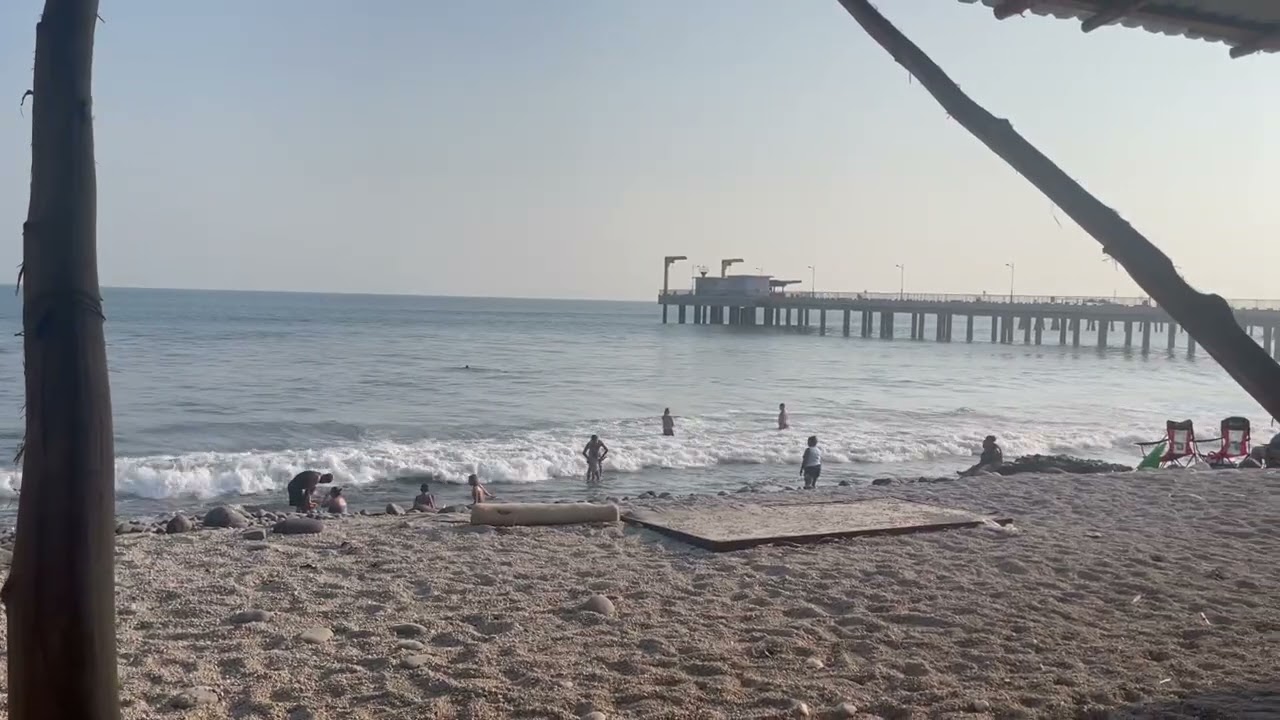 Puerto la Libertad El Salvador, bañándome