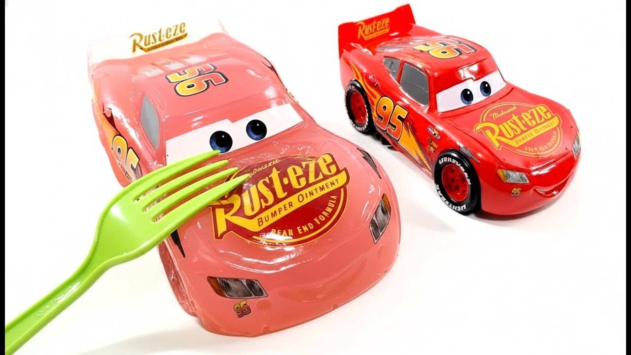 Satisfying Jelly Cutting Vol.7 : Lightning McQueen Tomica Edition