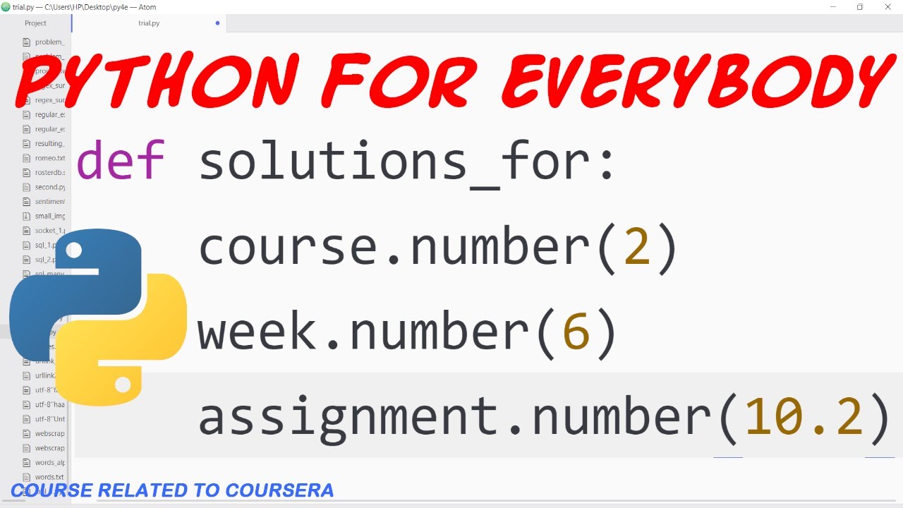 Python for Everybody Answers | Course 2 | Week 6 | Assignment 10.2