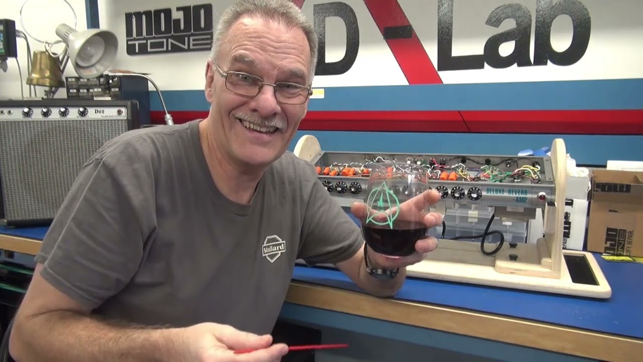 Build MojoTone Fender Deluxe Reverb Kit Tube Guitar amp Part 2 Complete & demo + D-lab Support