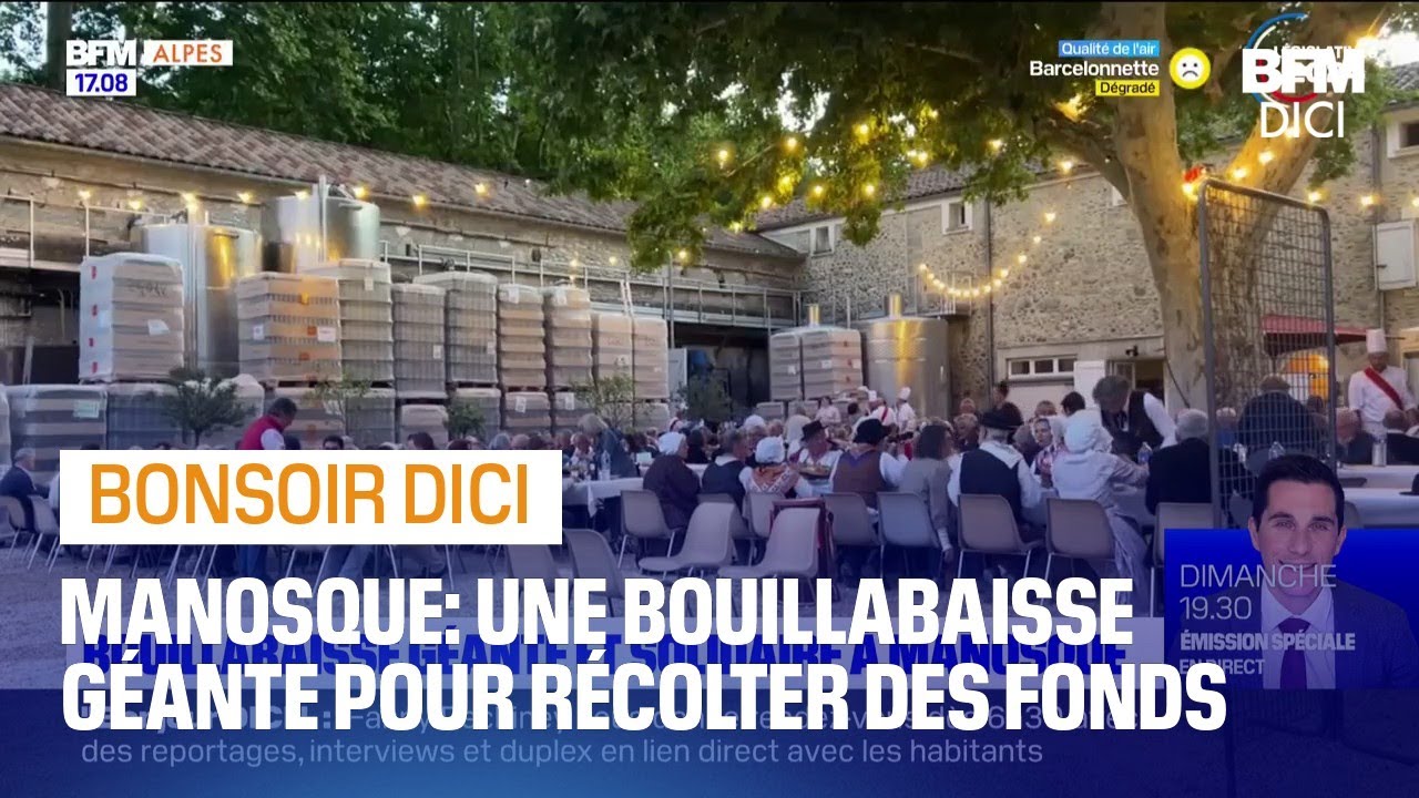 Manosque: une bouillabaisse géante et solidaire organisée par les disciples d'Escoffier