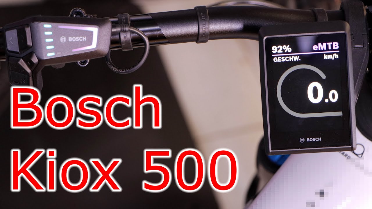 Das Bosch Kiox 500 eBikedisplay fürs SmartSystem