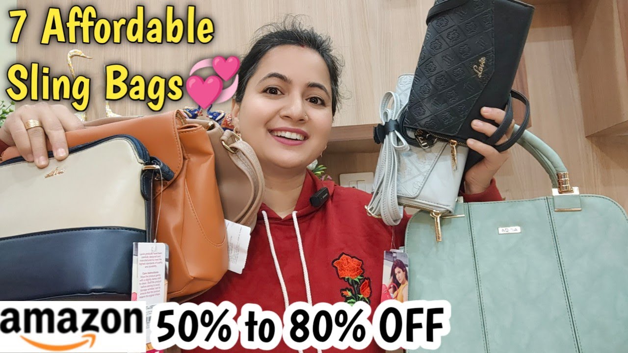 7 Affordable Sling & Office Bags From Amazon | Trendy Bags Haul | Neema's Talk