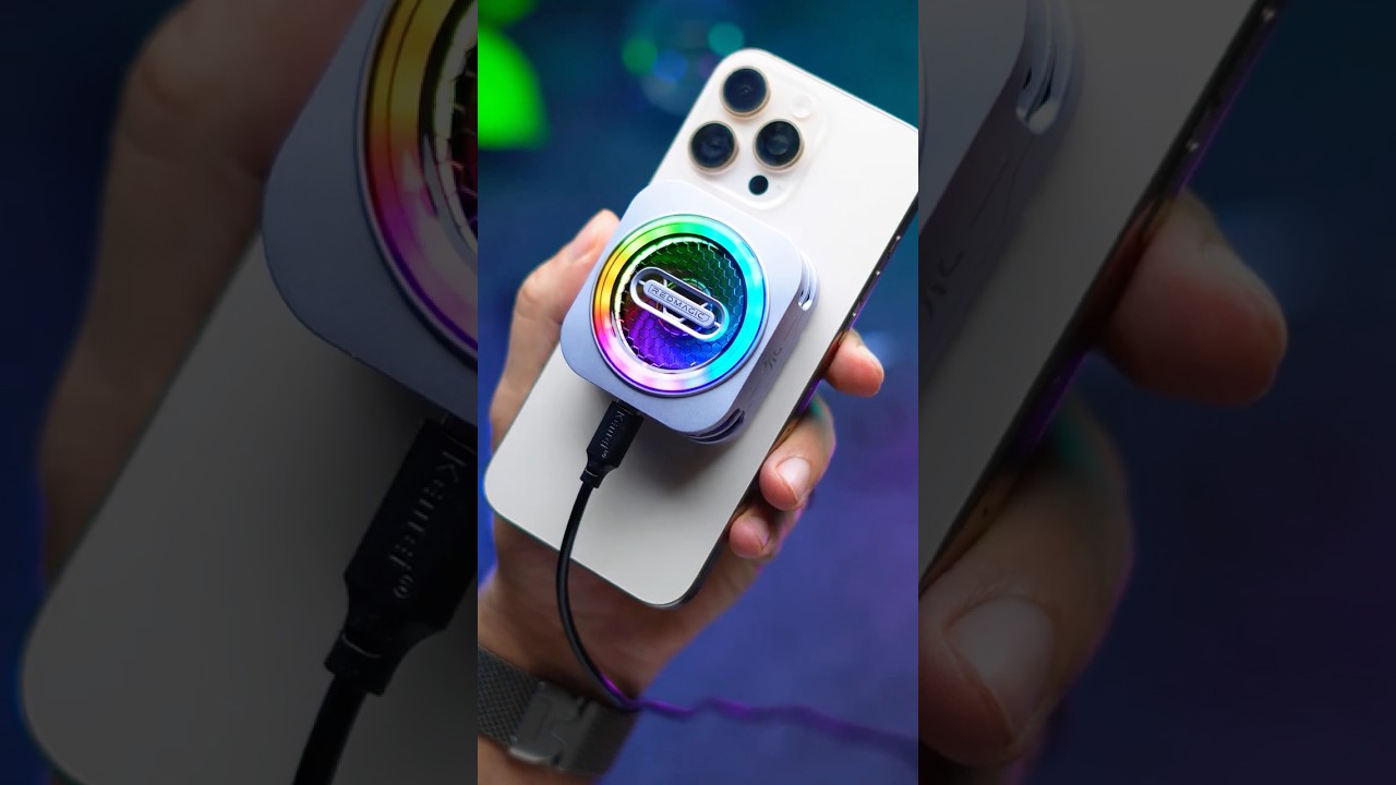 تجربة مبرد الآيفون والهواتف RedMagic Cooler 6 Pro