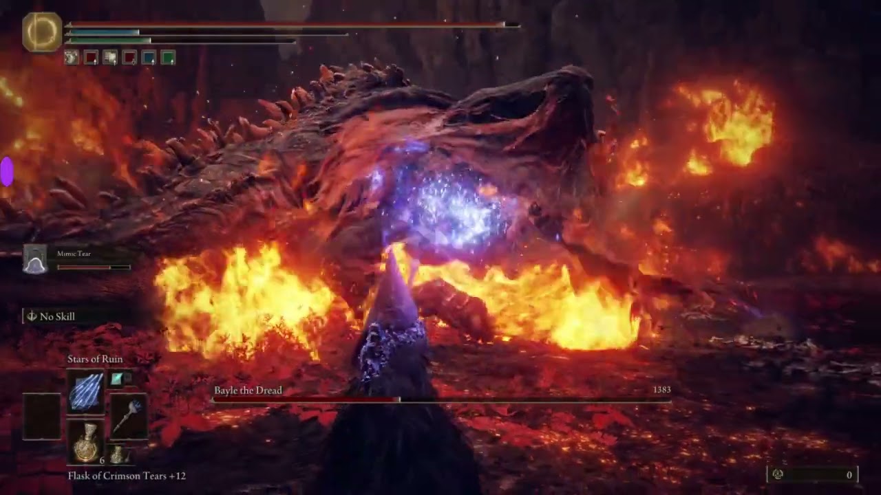 Elden Ring Mage Build(Bayle The Dread Boss) With Summons