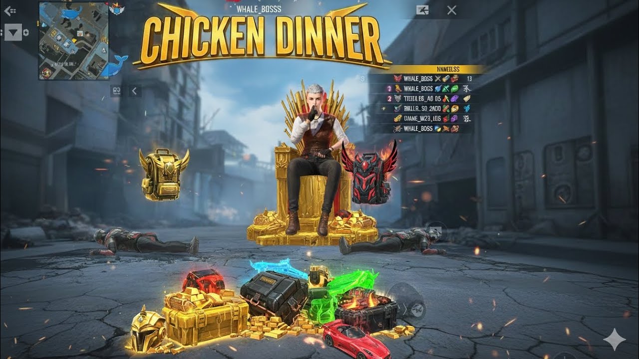 PUBG Mobile: Dominating the Lobby with Max Upgraded Guns! 🔥