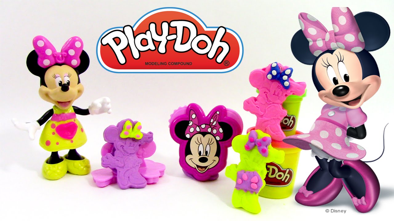 Pâte à modeler Play doh Minnie Mouse Tampon