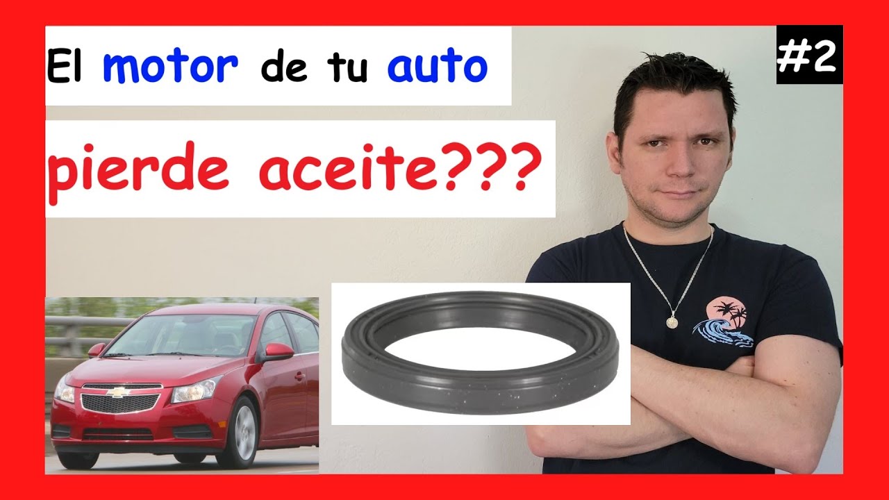 😎 PERDIDA de ACEITE del MOTOR | Como cambiar los SELLOS o RETENES del motor | Chevy CRUZE 2010 -2016