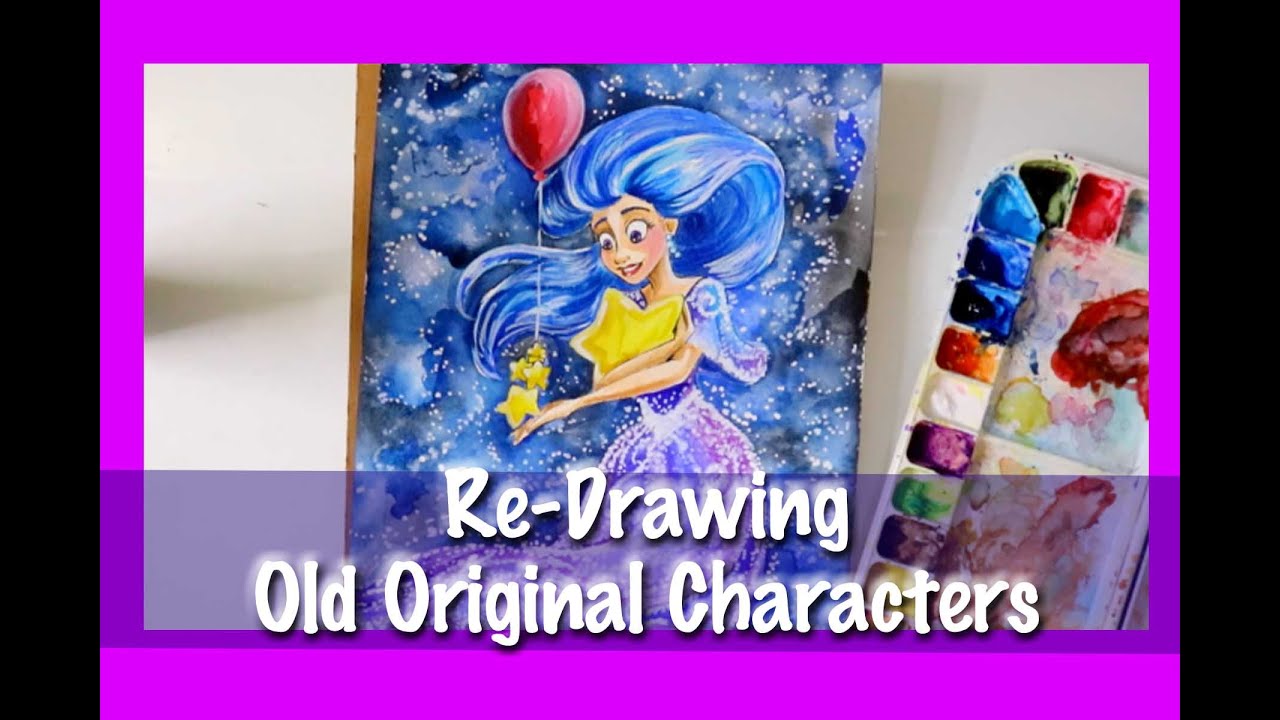 Re-Drawing OLD Original CHARACTERS (an Original Characters Pep Talk) - @dramaticparrot
