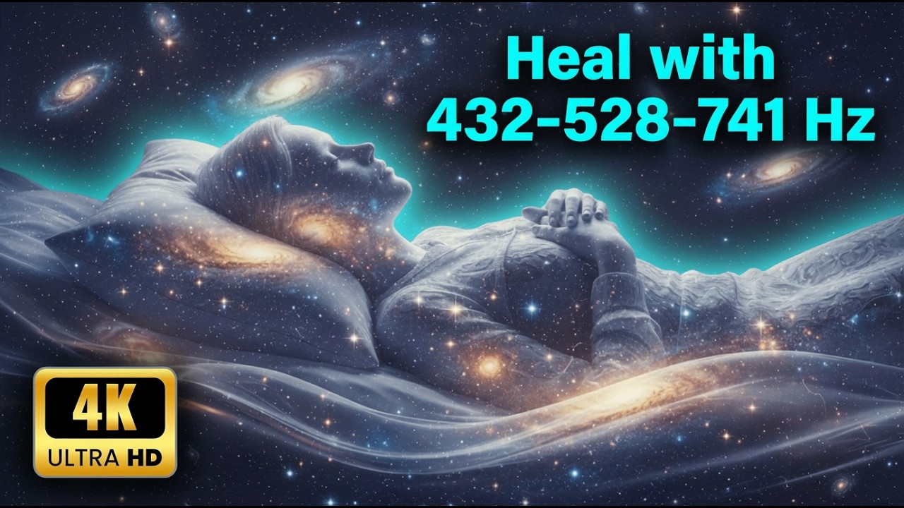 432Hz + 528Hz + 741Hz - Emotional Release & Healing - Drift Into Stillness